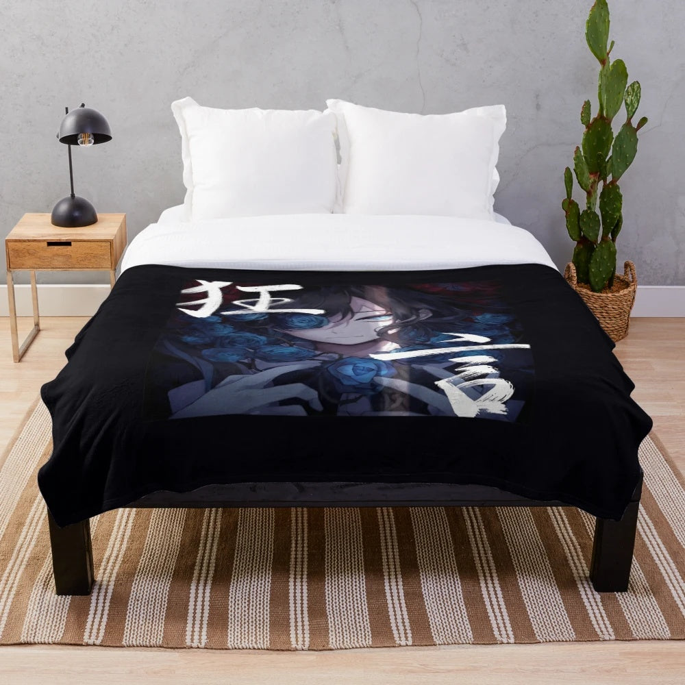 Ado album cover inspired plush blanket with cozy and soft design
