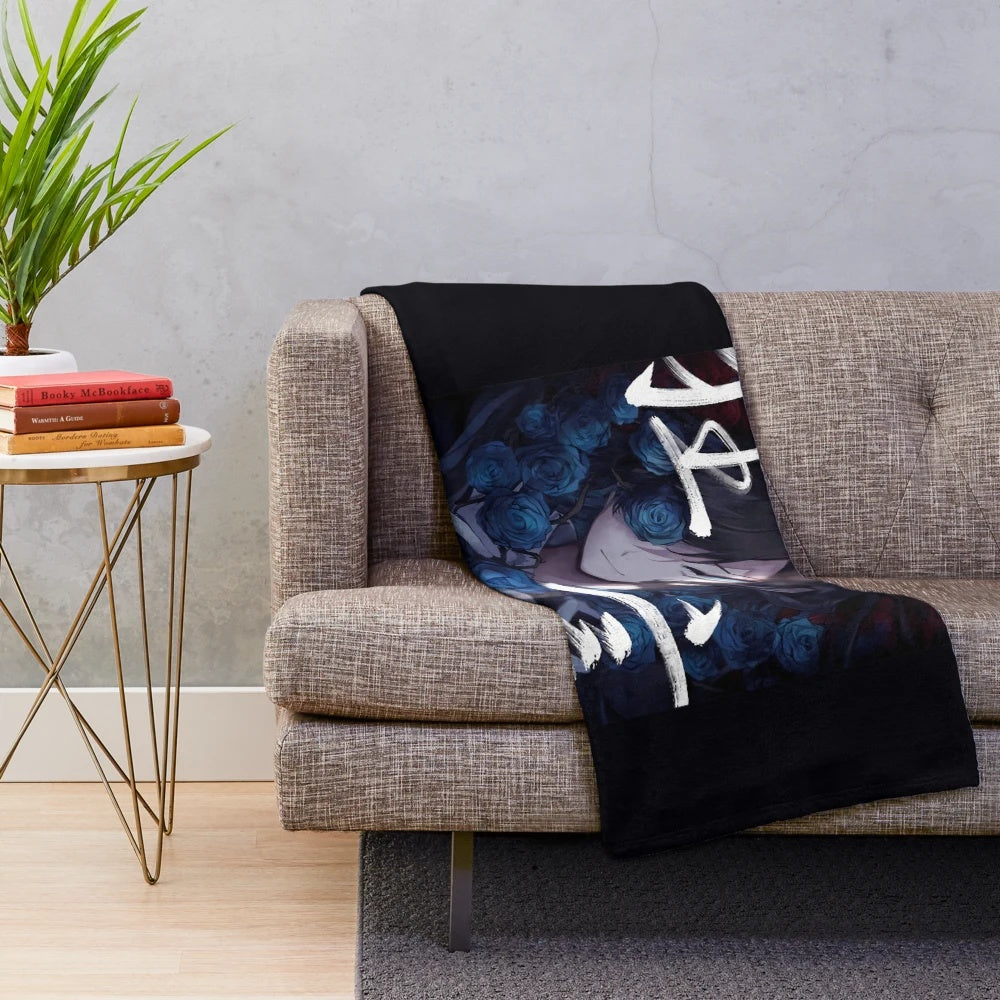 Ado album cover inspired plush blanket with cozy and soft design