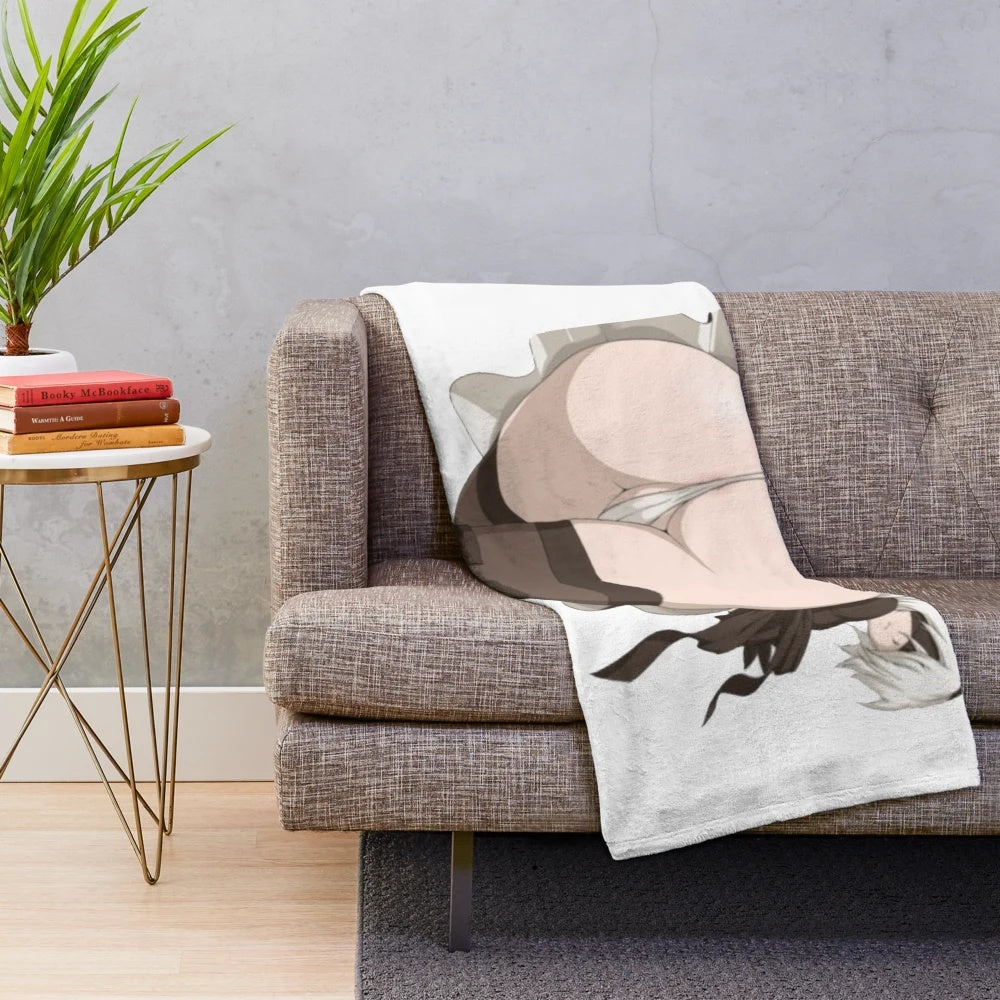 2B Plush Blanket - Soft and Cozy Nier Automata Merchandise