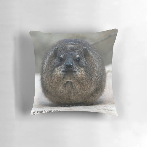 Soft, cuddly plush toy depicting an African hyrax, a unique mammal from the Horn of Africa.