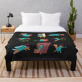 Cozy Agent P Plush Blanket - Cartoon Character Inspired Design