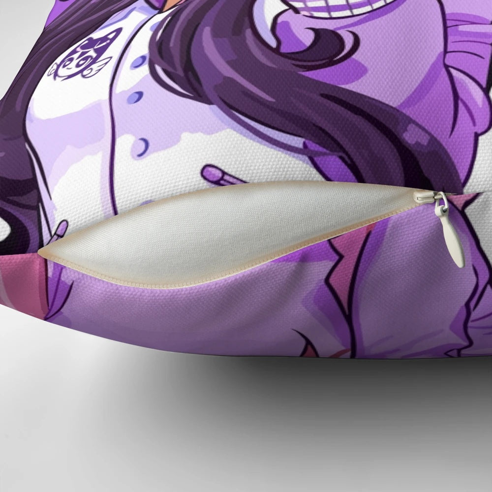 Soft and plush Aphmau cat pillow with a whimsical design, perfect for any Aphmau fan or anime enthusiast.