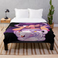 Soft and cozy plush blanket featuring the popular Aphmau character and her cat companion