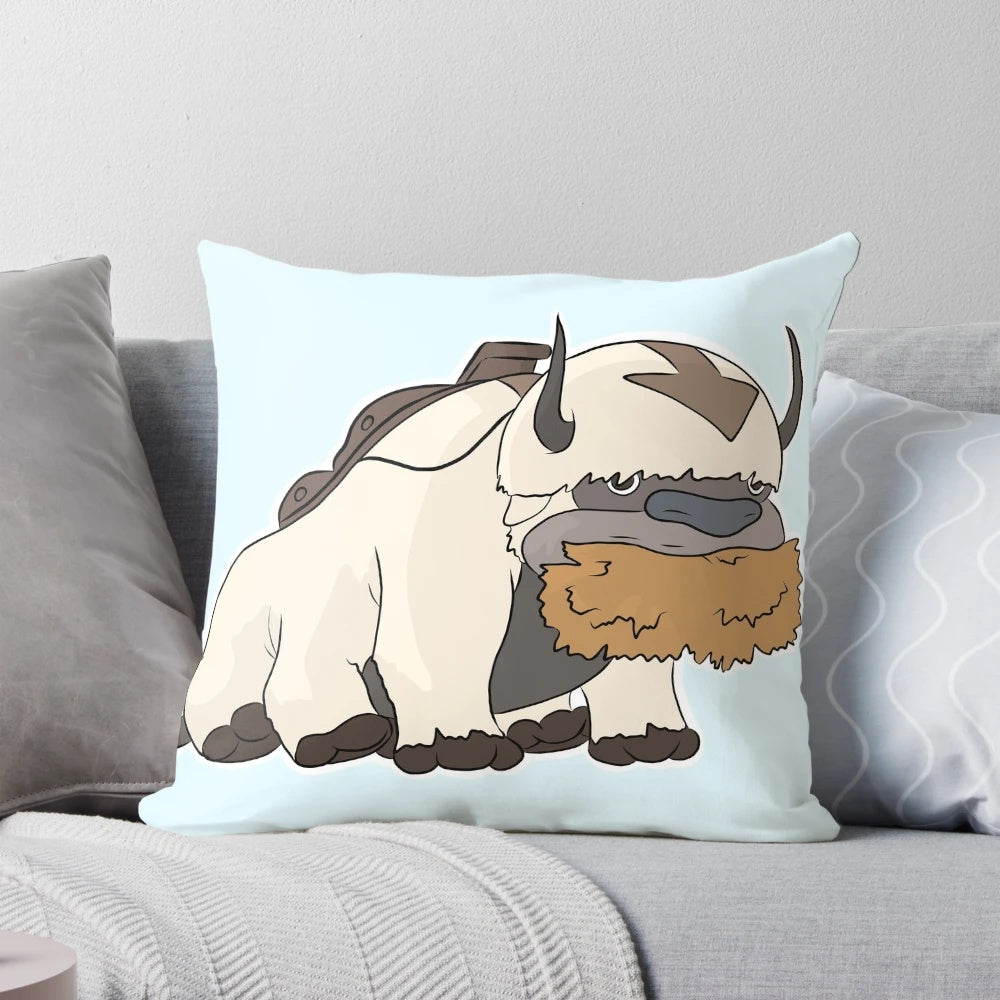 Soft and plush Appa pillow from the popular anime series Avatar the Last Airbender