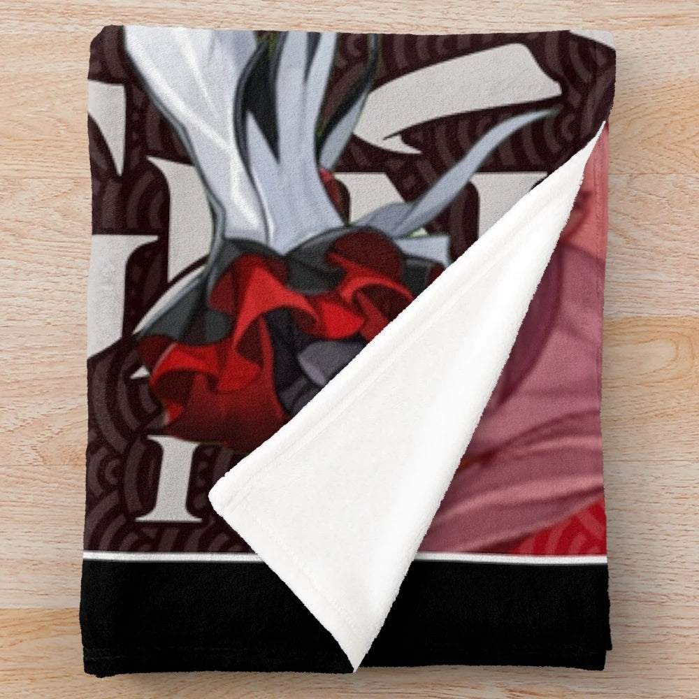Arlecchino-inspired plush blanket from the popular game Genshin Impact
