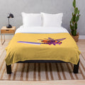 Soft and cuddly Asian giant hornet plush blanket