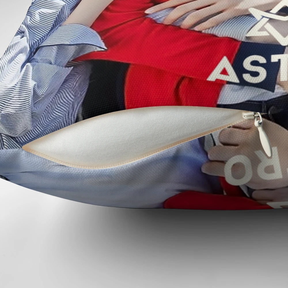 Astro kpop themed pillow with group members