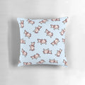 Soft, plush axolotl pillow with a whimsical, cartoon-like design