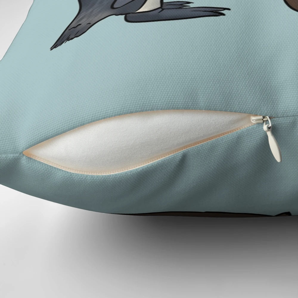 Pesto the Cute Baby Penguin Plush Pillow for Nursery and Kids Room Decor