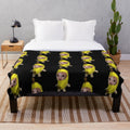 Soft and cuddly banana cat plush blanket