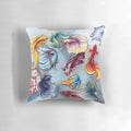 Soft, plush betta fish pillow with realistic details and vibrant colors
