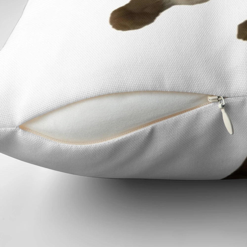 Soft, plush pillow featuring the beloved Big Floppa caracal cat meme