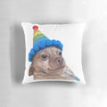 Soft and cuddly birthday mouse pillow, perfect for adding a cozy touch to any bedroom.