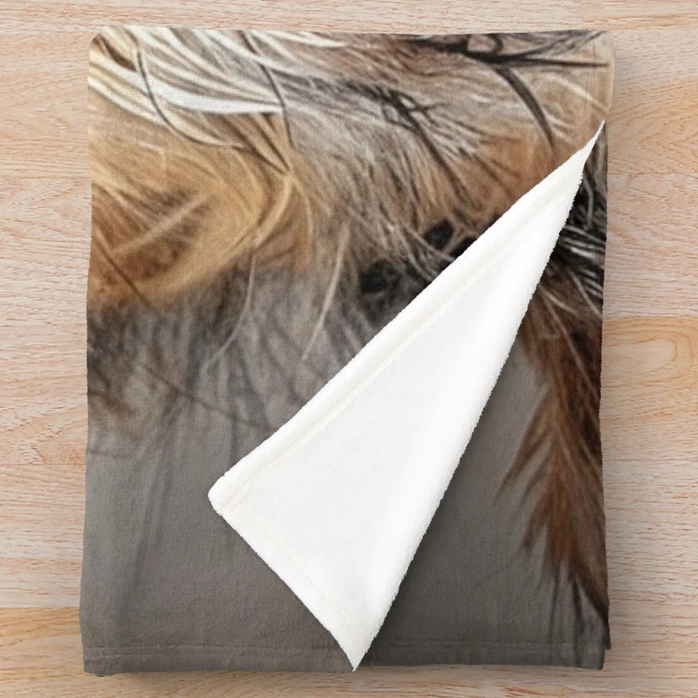 Soft and Cozy Border Terrier Plush Blanket