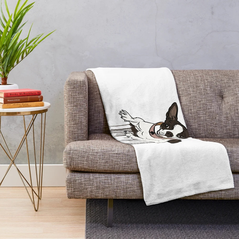 Cozy Boston Terrier Plush Blanket for Pet Lovers