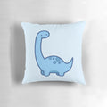 A soft, cuddly Brontosaurus dinosaur plush pillow for children's bedrooms and nurseries.