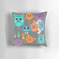Colorful and whimsical Bumble Nums kids pillow with a cartoon design