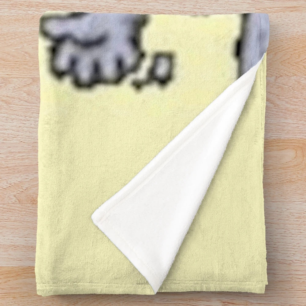 Cute bunny plush blanket