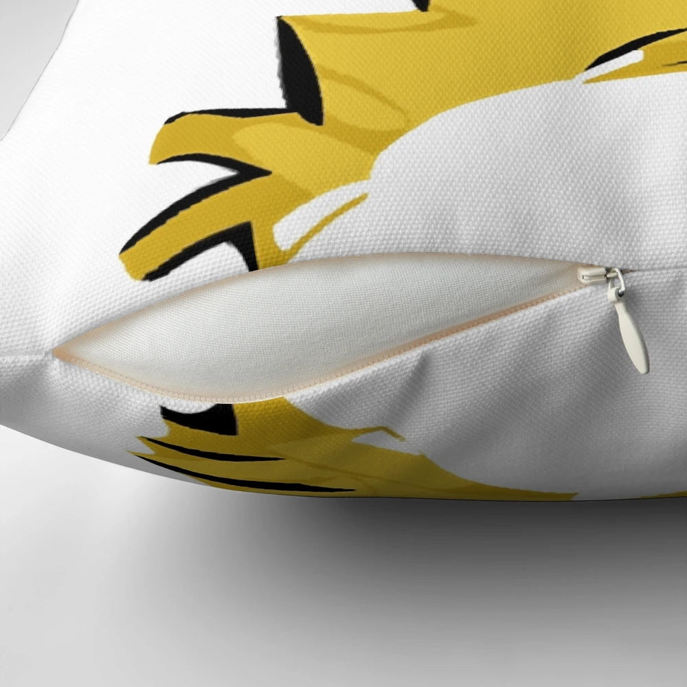 Plush tiger face pillow with character from the popular Calvin and Hobbes comic strip