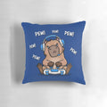 Soft and plush capybara pillow, perfect for adding a touch of cuteness to any room.