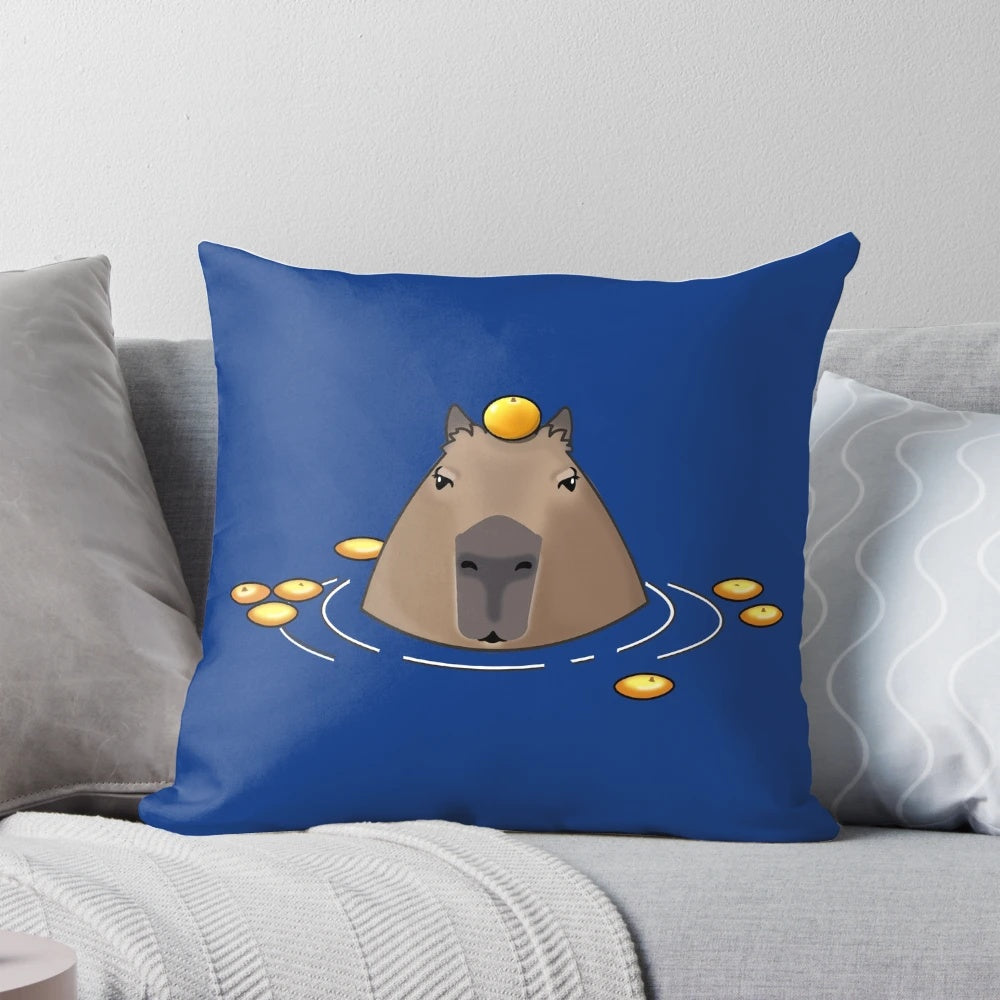 Soft and Cuddly Capybara Plush Pillow, Perfect for Capybara Enthusiasts
