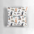 Cozy cat butt-shaped pillow with a playful, whimsical pattern