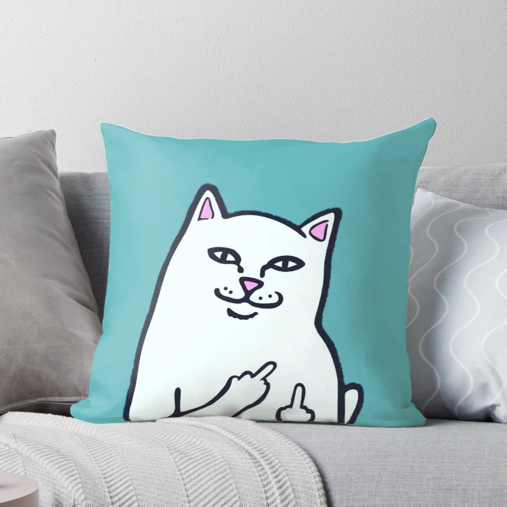 Soft and cozy cat-themed mobile phone pillow for unique phone accessory