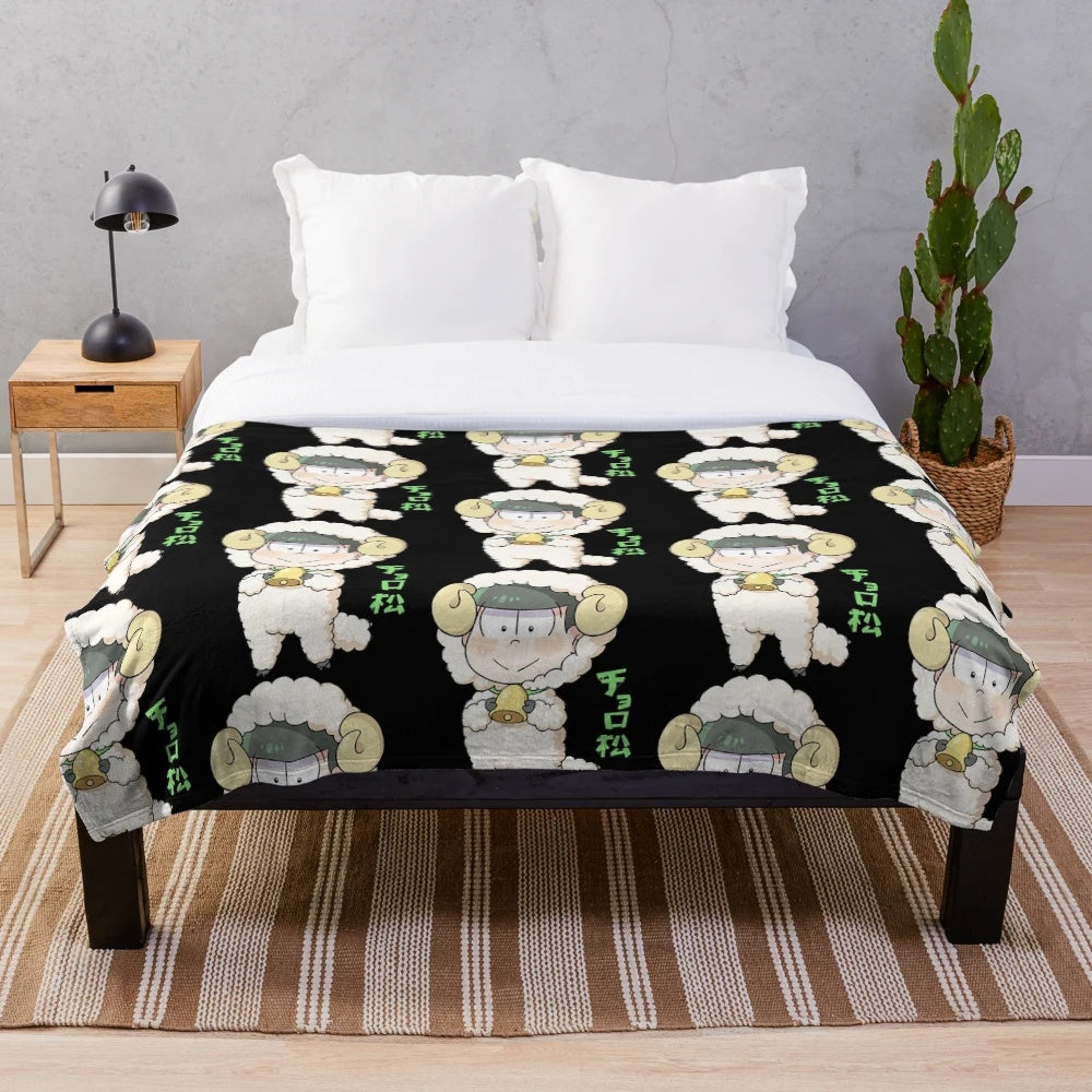 Chibi Choromatsu plush blanket