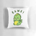 Soft and Cozy Chibi Dragon Pillow in a Vibrant Green Color