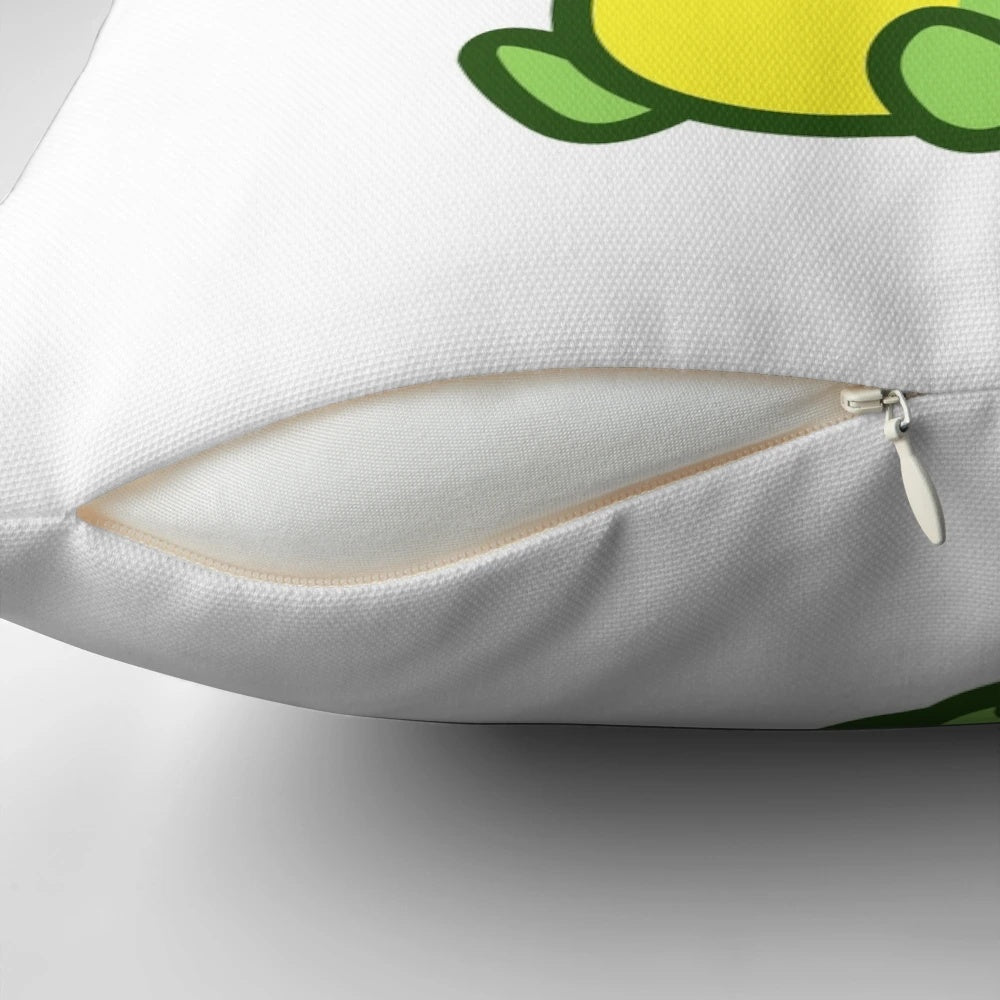 Soft and Cozy Chibi Dragon Pillow in a Vibrant Green Color