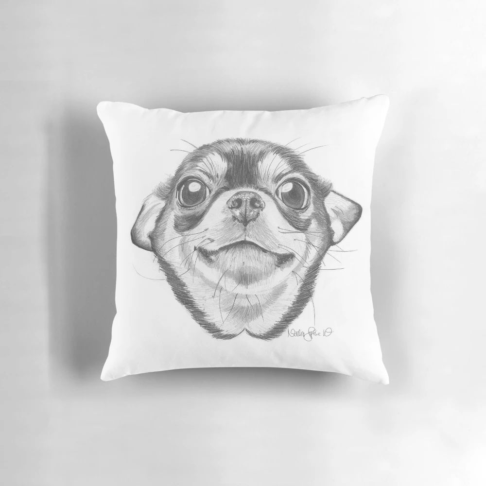 Soft and cuddly chihuahua pillow for dog lovers