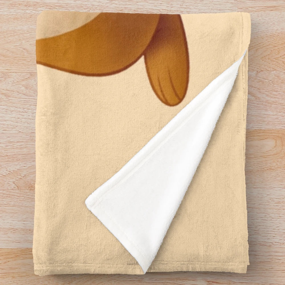 Soft and cozy plush blanket featuring Chip and Dale chipmunks, perfect for snuggling up
