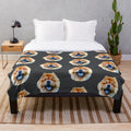 Chow Chow dog head art featured on a soft, cozy plush blanket