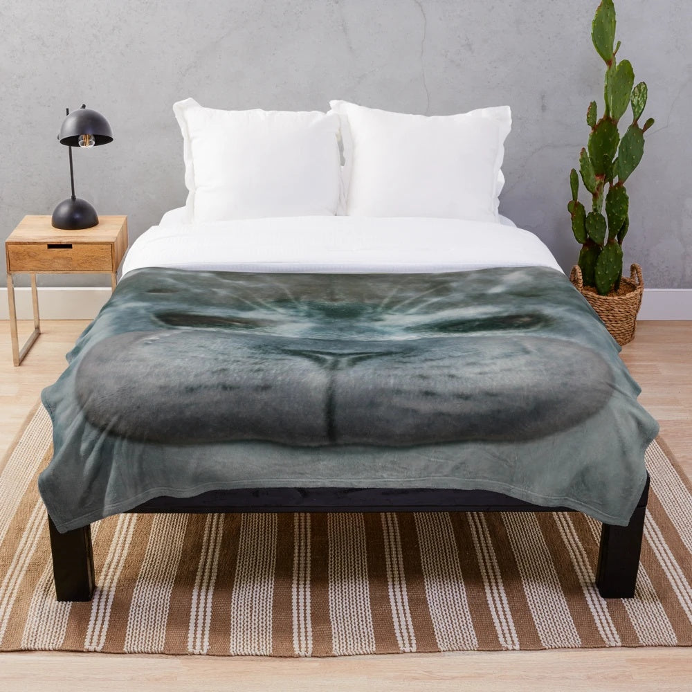 Chubby plush seal-shaped blanket for cozy naps and cuddles