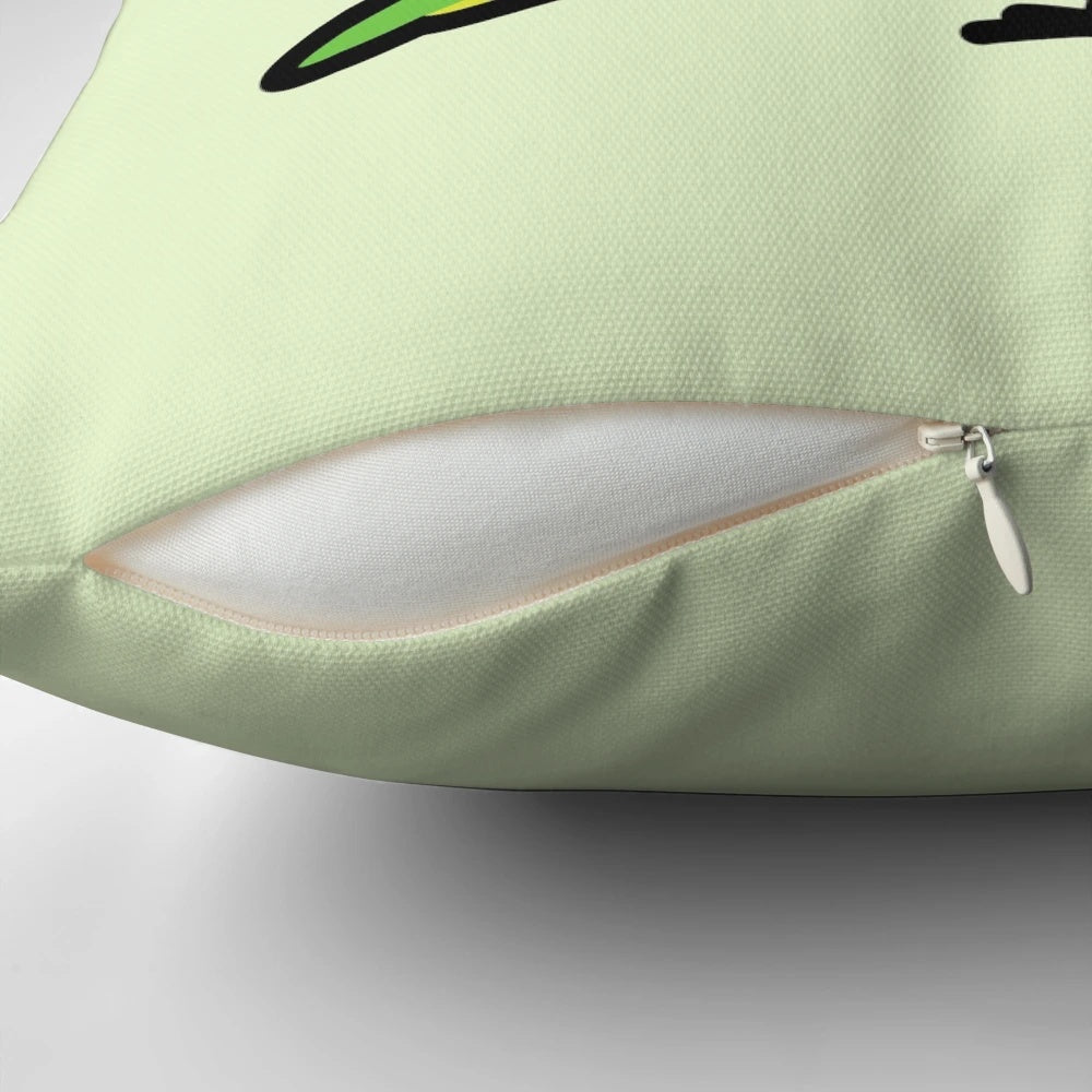 Plush pillow in the shape of a chubby, colorful scaly lorikeet bird