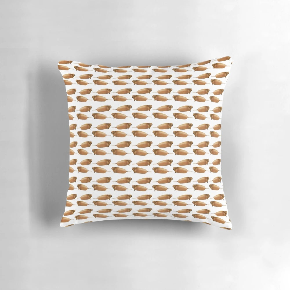 Plush Corndogs Pillow with Cute Corgi Design