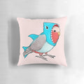 Colorful and cute galah parrot plush pillow for a cozy, kawaii-inspired home decor.