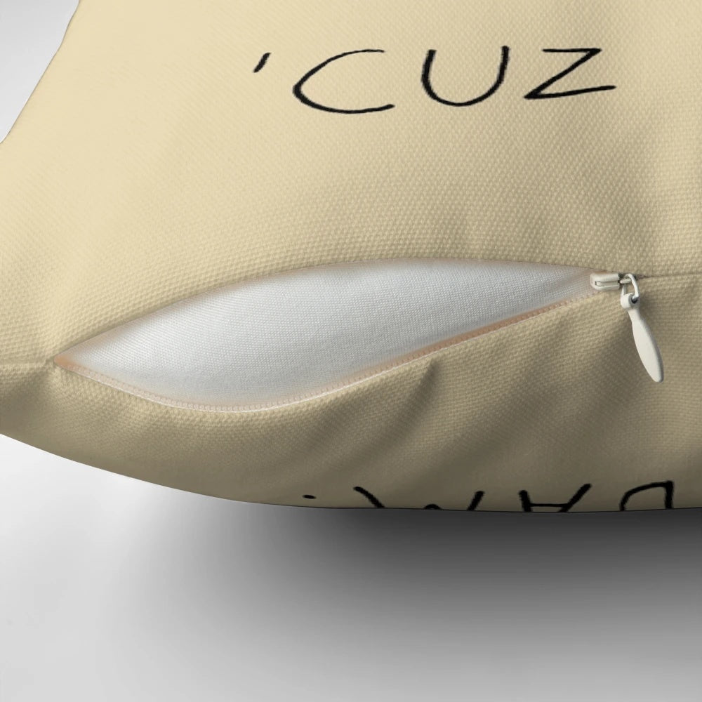 Plush Dam Pillow with Cute Beaver Design