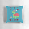 Soft and cuddly Dino Thor pillow with Mjolnir, the iconic Marvel superhero hammer