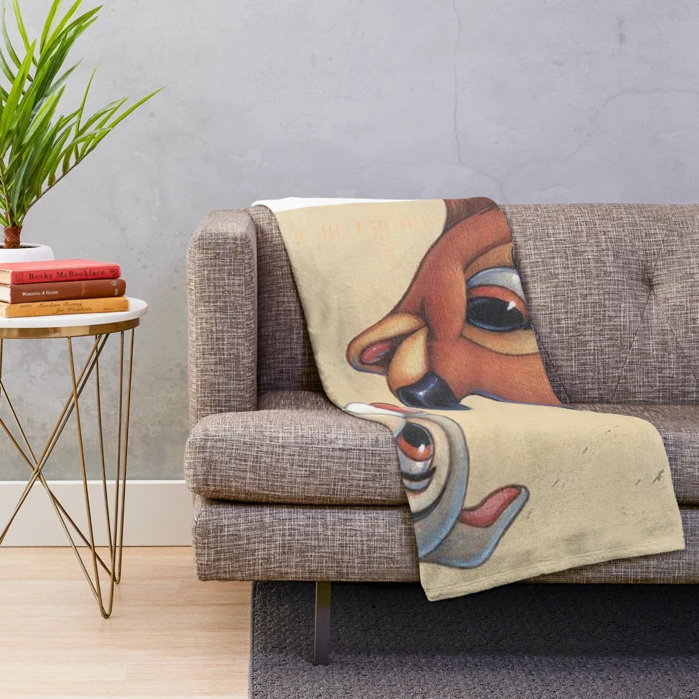 Soft and plush blanket featuring Disney characters Bambi and Thumper