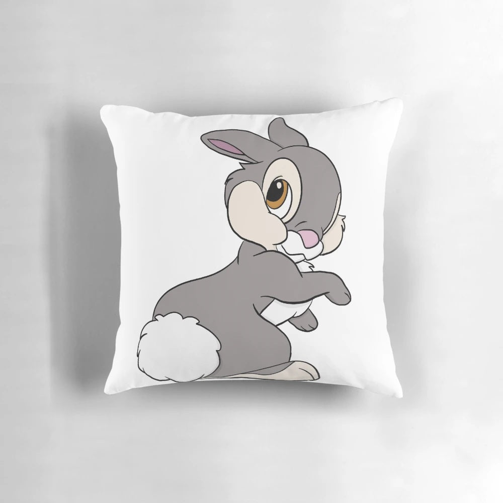 Soft, plush Thumper from Disney's Bambi on a cozy pillow