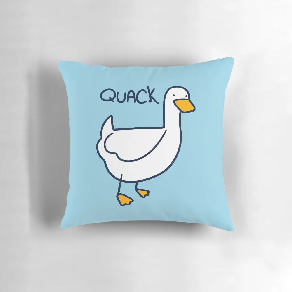 Quack Duck Pillow - Soft, Plush Decorative Duck Pillow for Home and Nursery