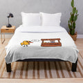 Cute duck plush blanket featuring the "Got Any Grapes?" song lyrics