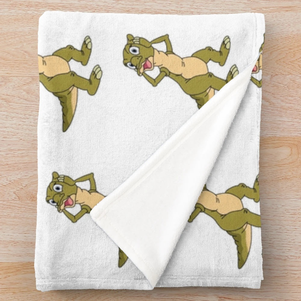 Ducky the dinosaur plush blanket from the Land Before Time