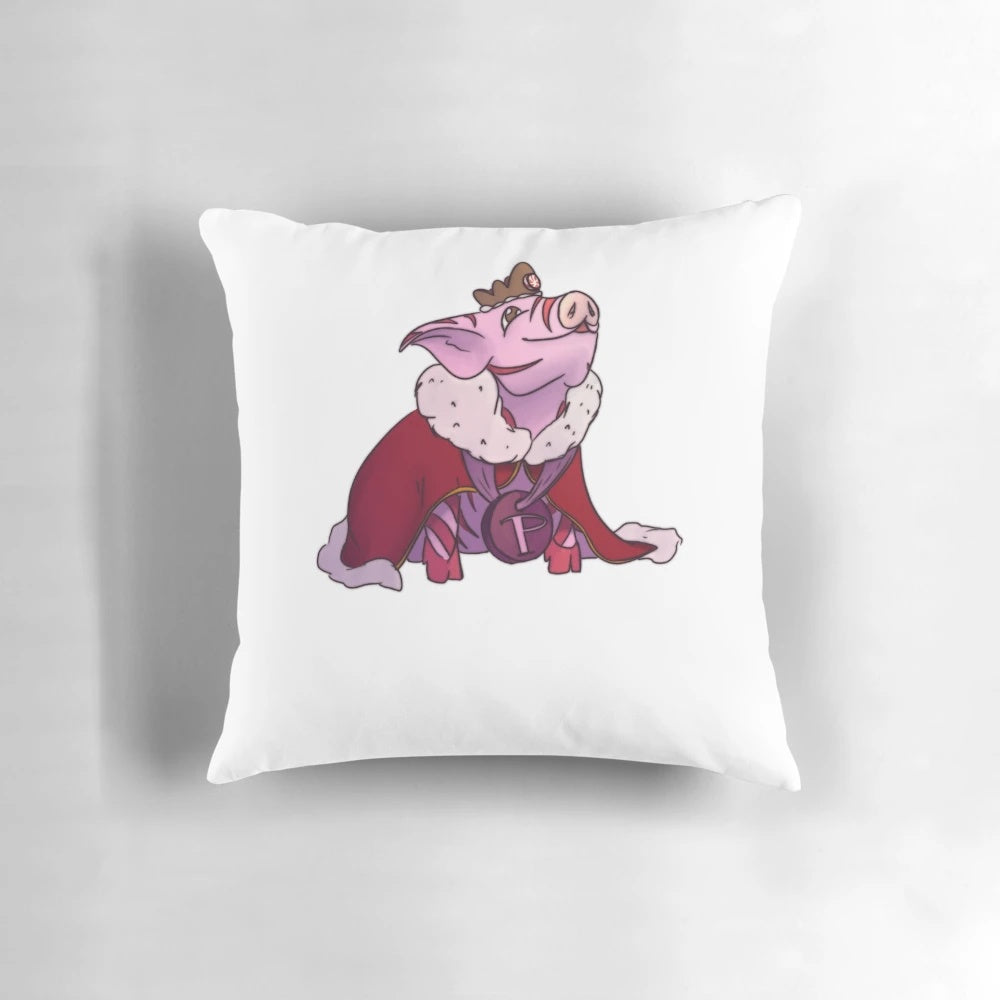 Soft and plush emperor peppermint preston sticker pillow with a cute design