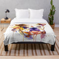Soft and Cuddly English Bulldog Plush Blanket