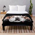 Cute English Bulldog Plush Blanket