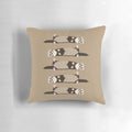 Cozy pillow featuring a cute and playful ferret design