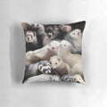 Soft and plush ferret-themed pillow or cushion