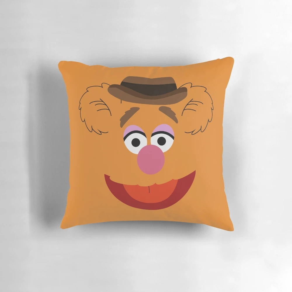 Fozzie Bear Muppet Character Plush Pillow